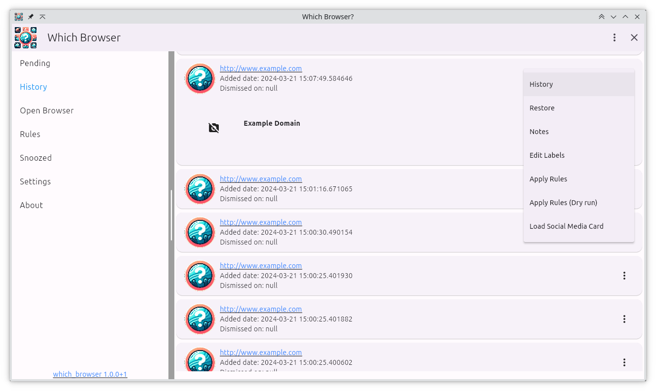 Settings dialog theme toggle